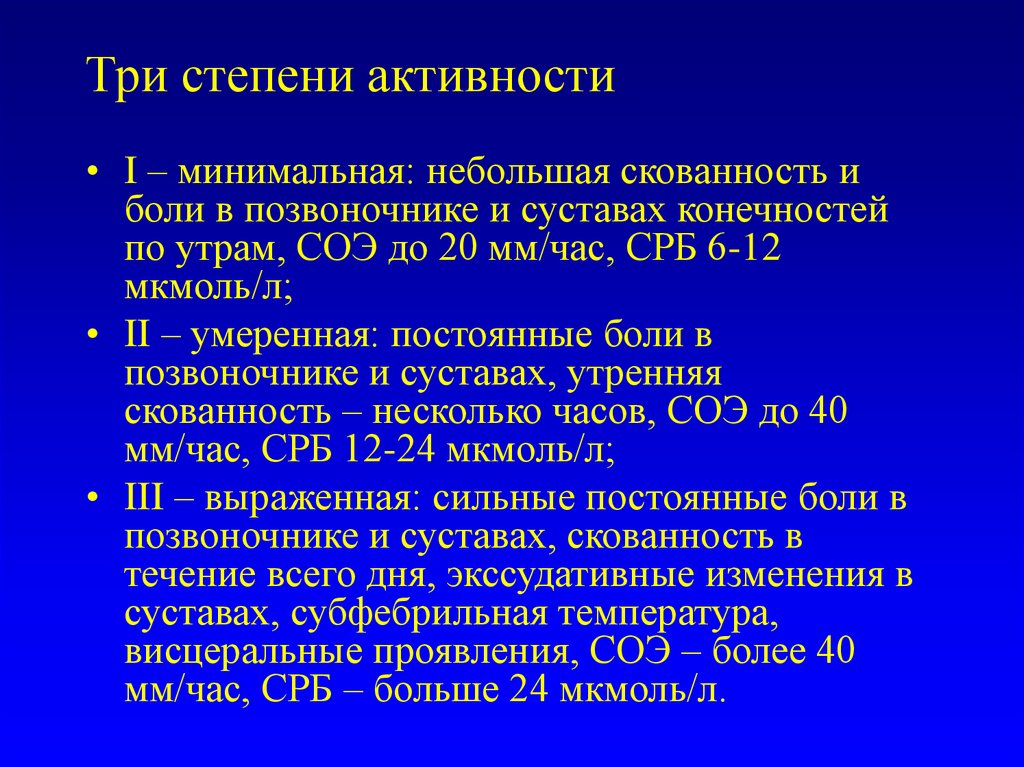 Степень активности кариеса по виноградовой