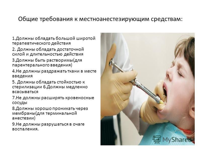 Можно пить после анестезии стоматолога