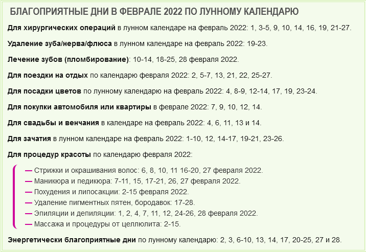 12 февраля лунный календарь стрижек. Неблагоприятные дни в феврале. Elfxyst LYB D VFT lkz ktxtybz pe,JD.