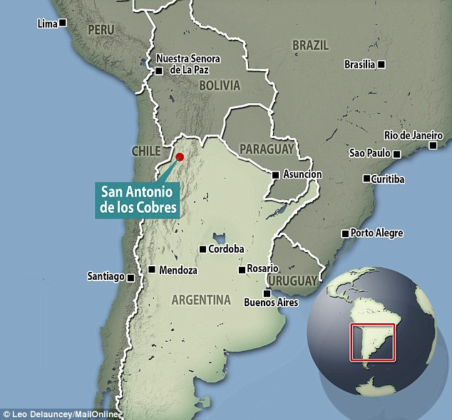 The village of San Antonio de los Cobres is located in a remote part of the Andes in north west Argentina