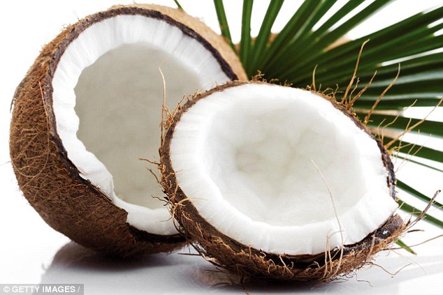 The idea is that coconut oil binds to your teeths