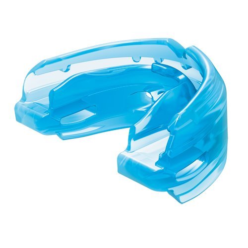 Shock Doctor Double Braces Mouth Guard - Upper and Lower Teeth Protection - Mouthguard No Boil / Instant Fit - For Youth, Teenager, Kids and Adults. Mouth Piece OSFA. Tether Strap Included