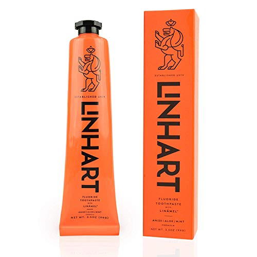 Linhart Whitening Toothpaste – Teeth Whitening, Enamel Strengthening Toothpaste with Mint Flavor (3.5 oz)