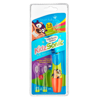 kakuyu-zubnuyu-shchetku-vybrat-3.jpg Детская электрическая звуковая щетка Brush-Baby KidzSonic от 3 до 6 лет