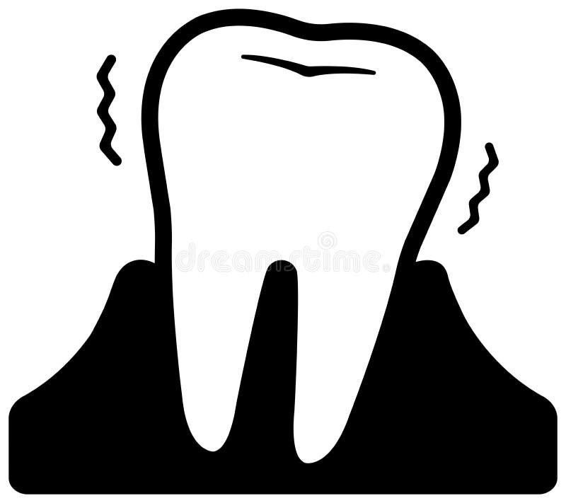 Dental care , Tooth related icons illustration / Periodontal disease. Dental care , Tooth related icons illustration/ Periodontal disease royalty free illustration