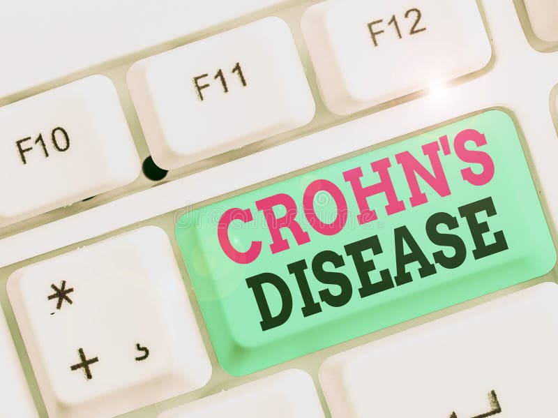 Handwriting text Crohn Disease. Concept meaning the chronic inflammatory disease of the intestines. Handwriting text Crohn Disease. Conceptual photo the chronic stock images