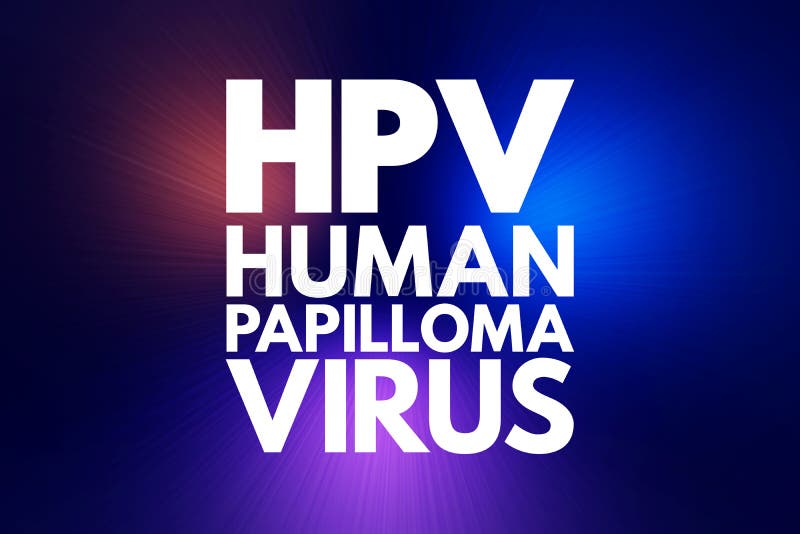 HPV - Human Papilloma Virus acronym, medical concept background. HPV - Human Papilloma Virus acronym, medical concept stock illustration