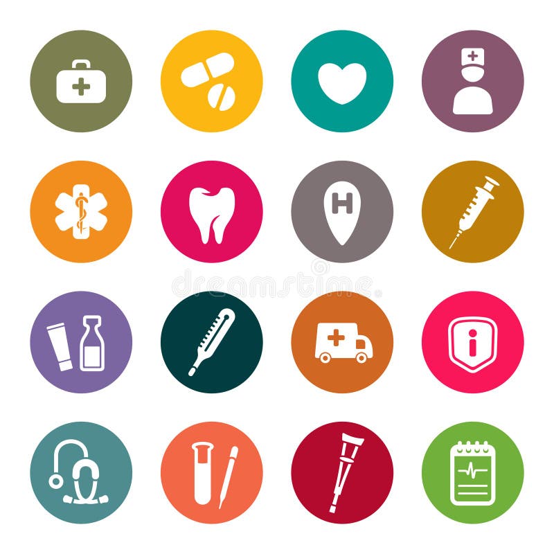 Medical icons vector illustration