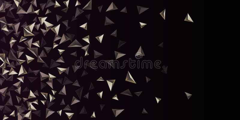 Triangle background. Abstract composition of triangular crystals. royalty free illustration