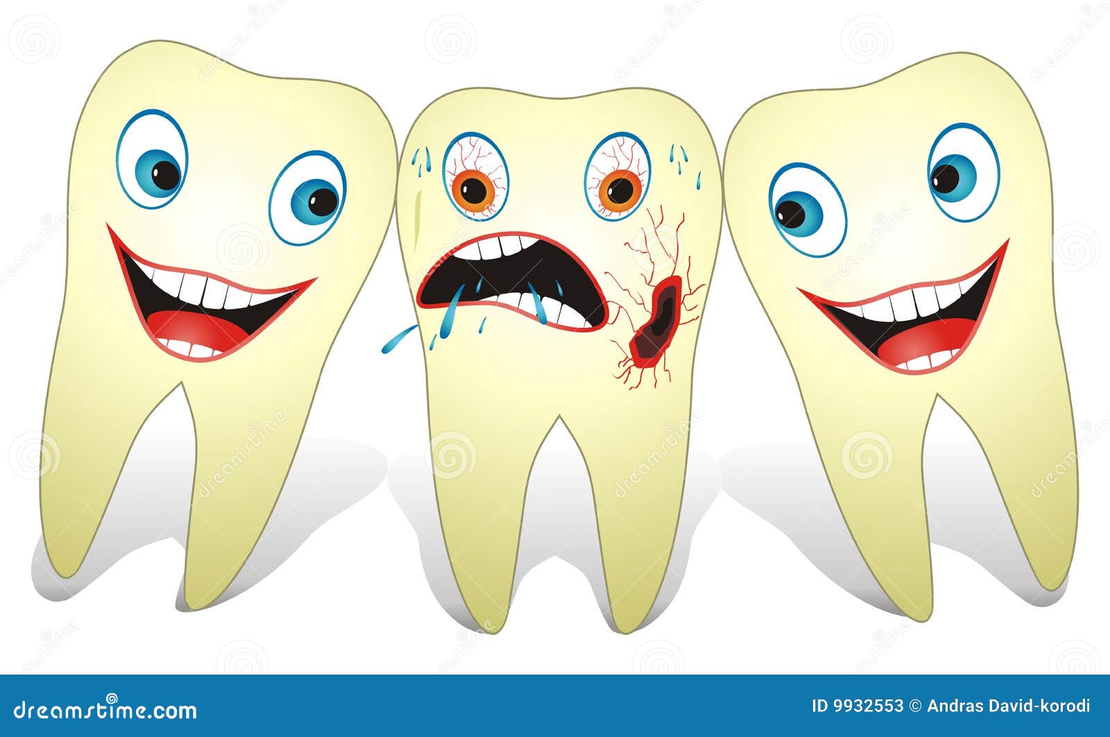 Здоровые и нездоровые зубы