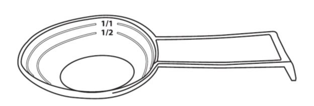 gradated spoon